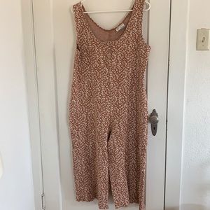 Anthropologie Saturday Sunday leopard jumpsuit